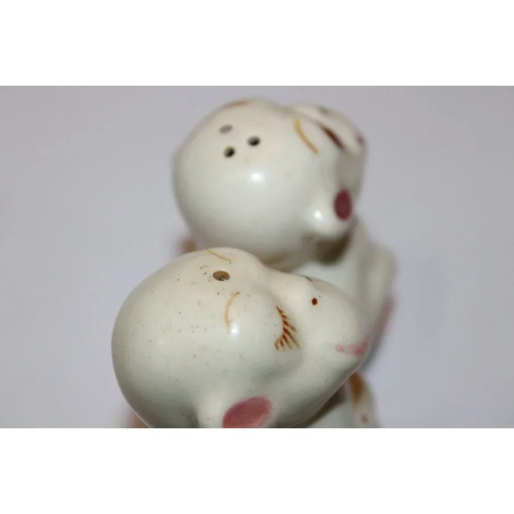 Salt & Pepper Shakers - Vintage China Monkeys